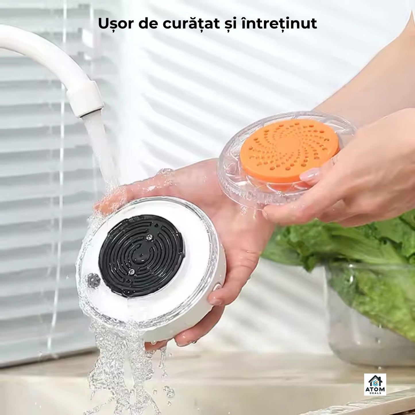 Purificator alimente, ioni activi, portabil, IPX 7, încărcare wireless