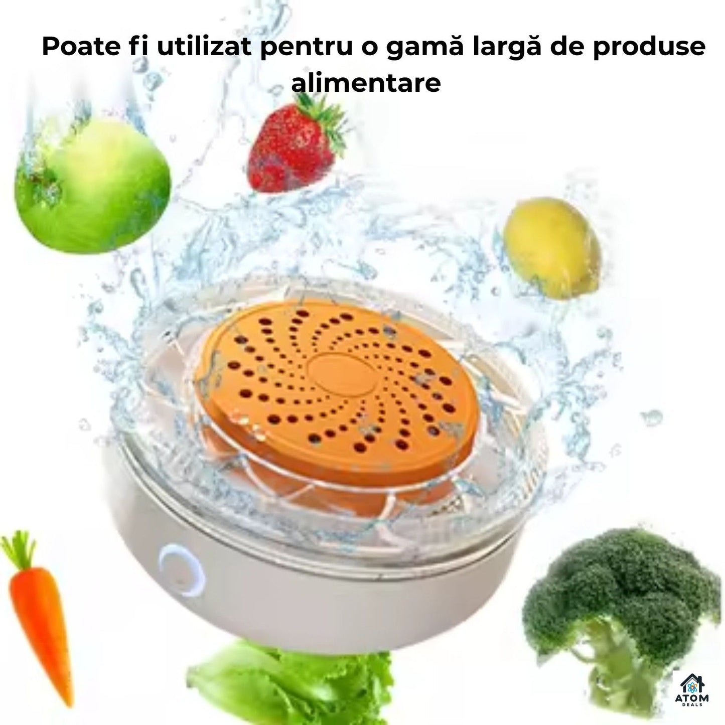 Purificator alimente, ioni activi, portabil, IPX 7, încărcare wireless
