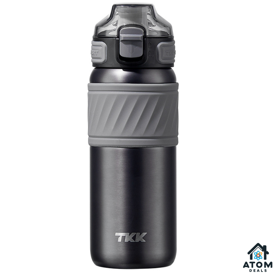 Sticla termos inox 500ml ATOM DEALS®, blush rose, perete dublu izolata termic cu capac etans