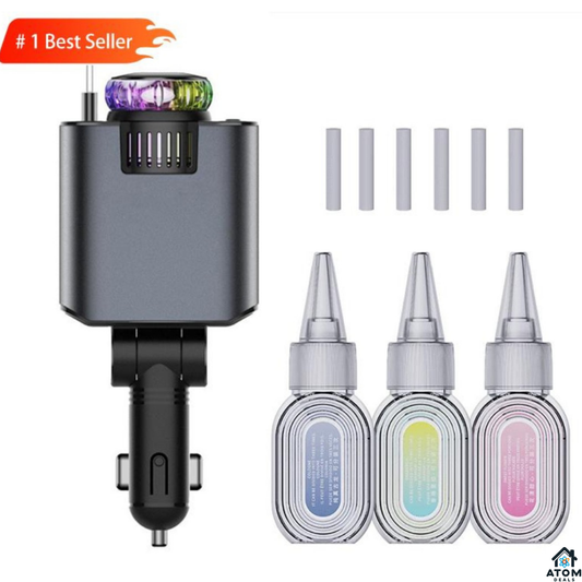 Un singur gadget în loc de 3: cum îți simplifici viața în mașină cu un încărcător auto cu difuzor aroma, 5-în-1