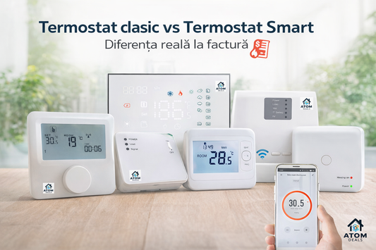 Termostatul smart: de ce primăvara îți reduce factura la gaz