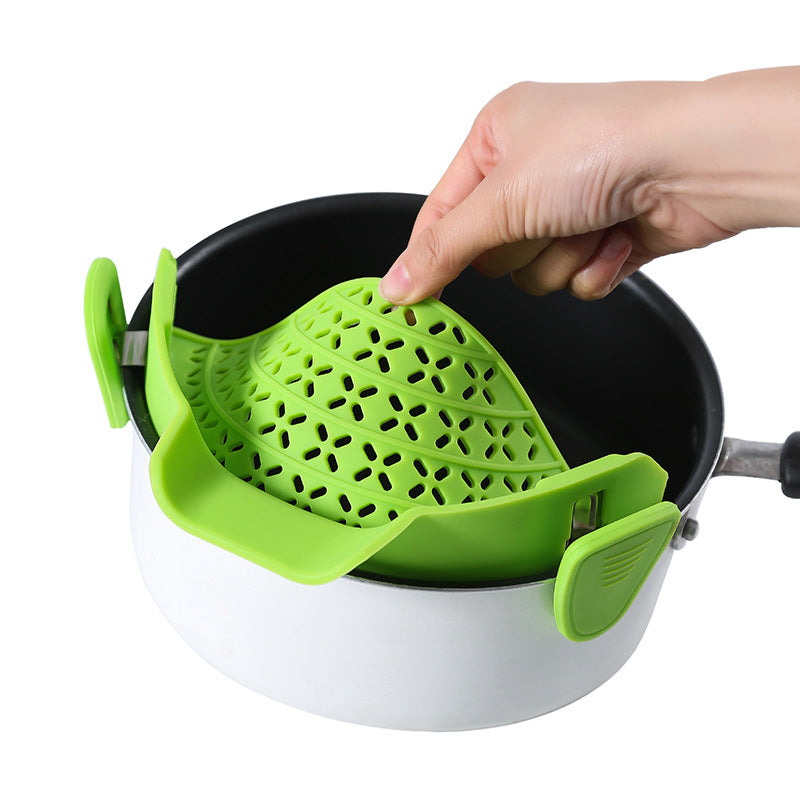 Silicone Pot Side Drain Stopper: Essential Kitchen Gadget for Draining 🍲