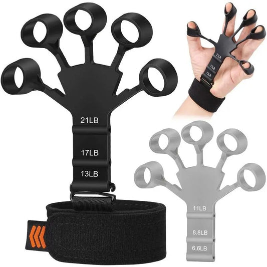 Hand Strengthener: Finger Exerciser with 6 Resistance Levels for Recovery