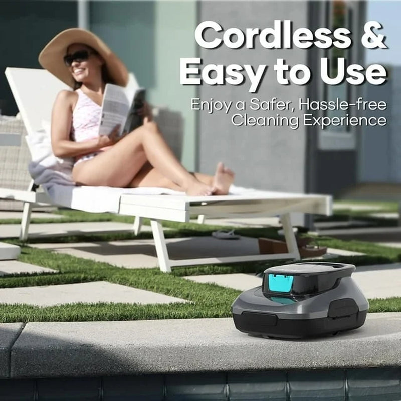 Scuba SE Cordless Pool Vacuum Robotic Cleaner for Flat above Ground Pools