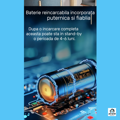 Sonerie video ecran IPS 10.9 cm, vedere nocturnă, audio bidirecțional
