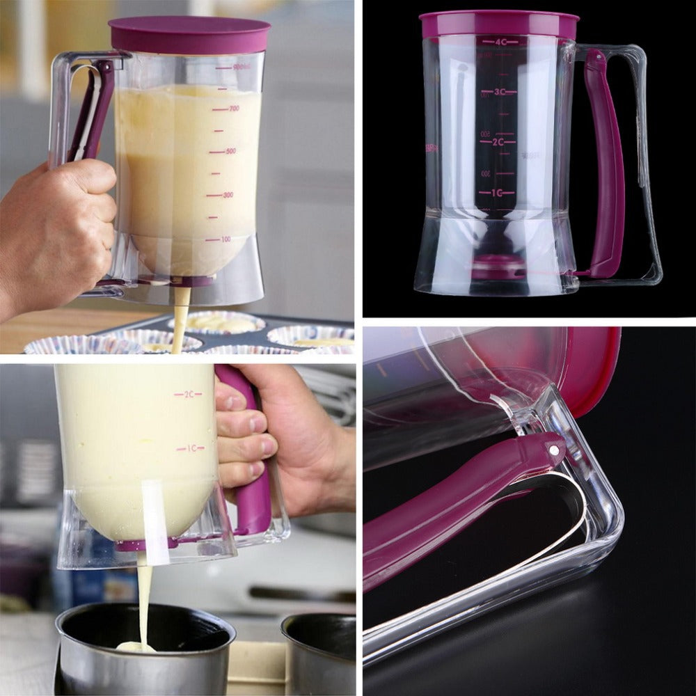 Delightful Baking Convenience: Cake Batter Dispenser & Baking Tool