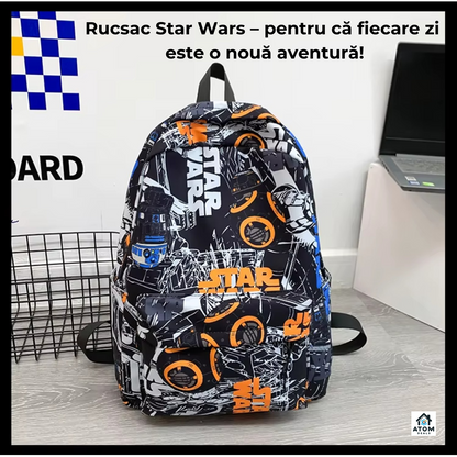 Rucsac Star Wars ATOM DEALS®️, 35 litri, laptop 15 inch, impermeabil,durabil