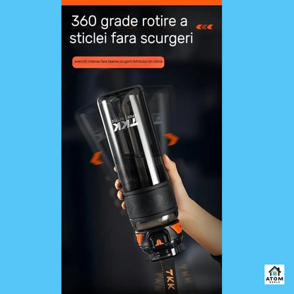 Sticlă sport 1000 ml, Tritan fără BPA, pai, deschidere automată, filtru ceai