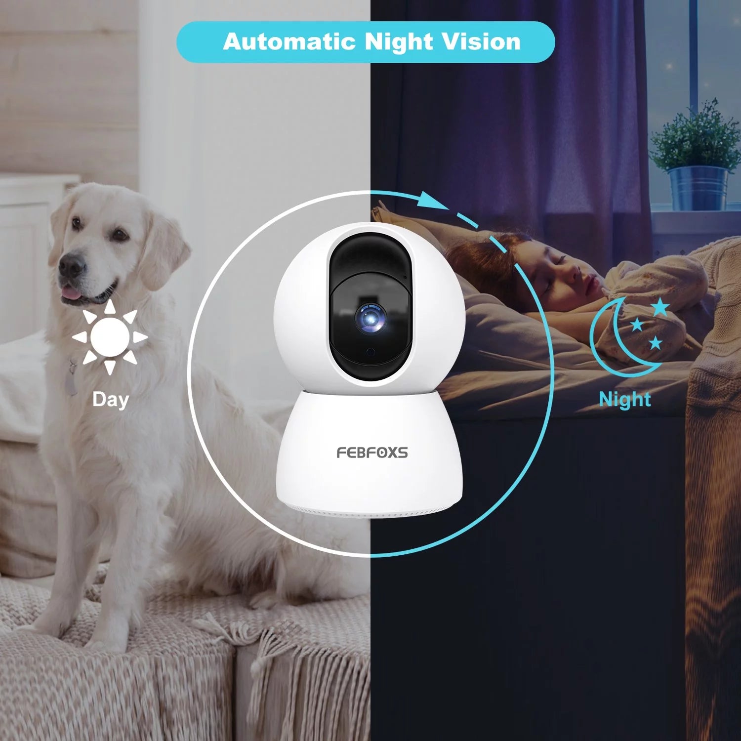 D305 Baby Monitor Security Camera for Home Security