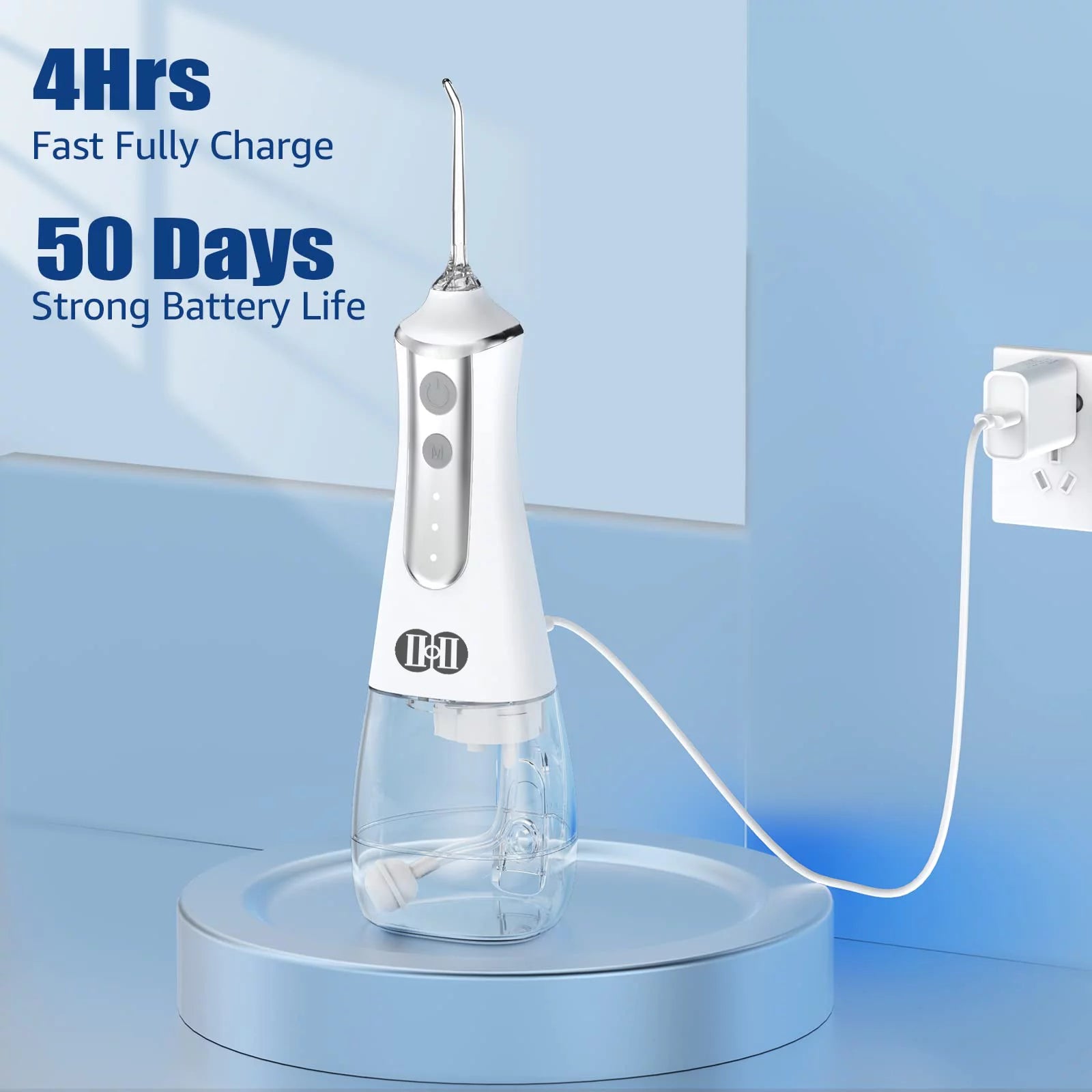 Water Flossers for Teeth, 350Ml Cordless Water Flosser with 3 Modes USB-C Rechargeable IPX7 Waterproof Water Dental Flosser with 5 Jet for Home