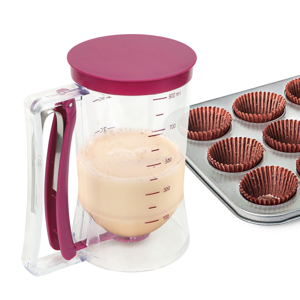 Delightful Baking Convenience: Cake Batter Dispenser & Baking Tool