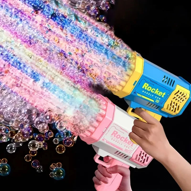 Automatic Outdoor Bubble Blower: No Batteries or Bubble Water Needed.