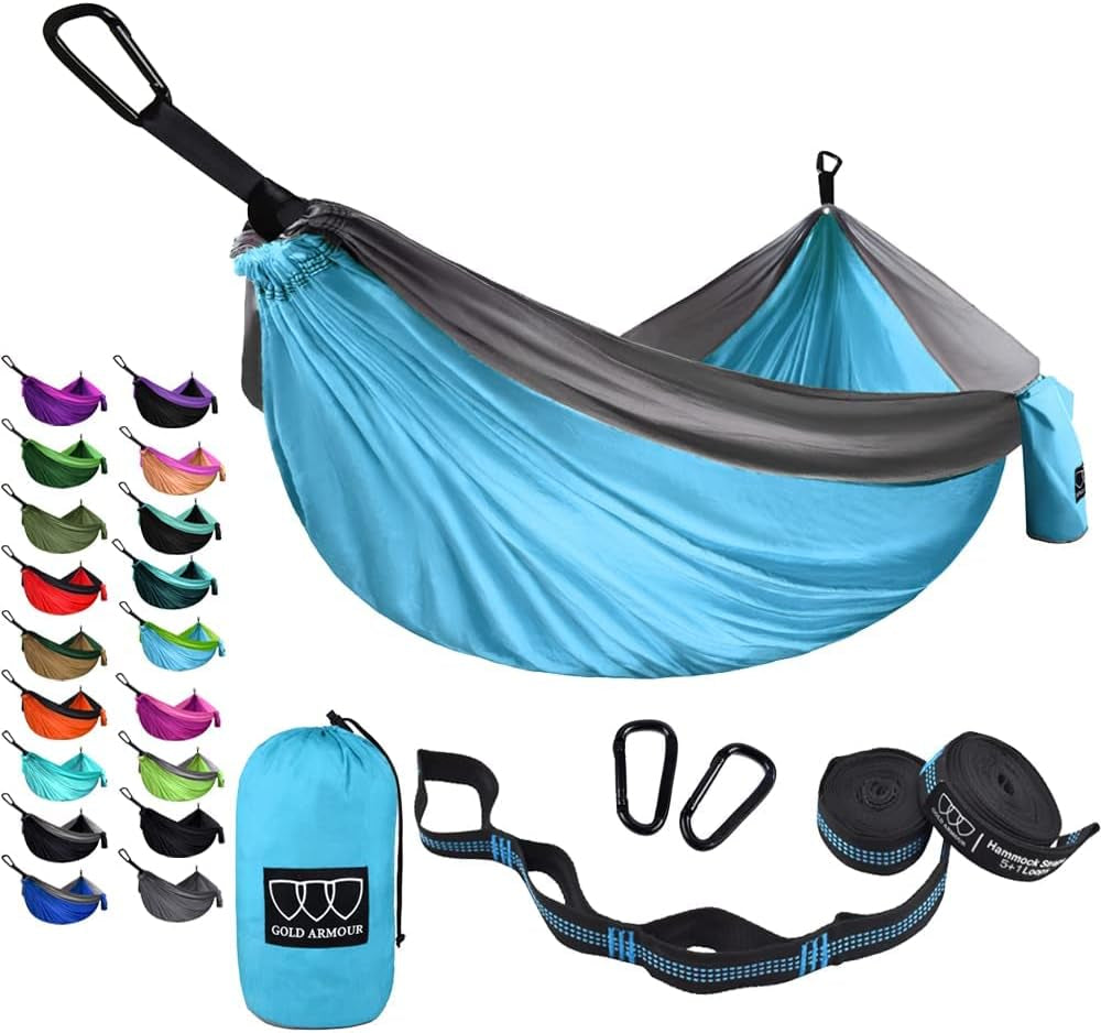 Portable Camping Hammock: Ideal for Outdoor Adventure, USA Brand 