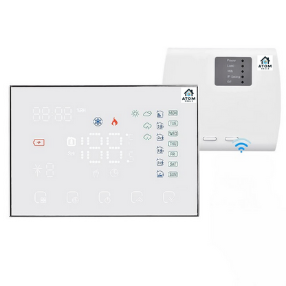 Termostat Smart WiFi compatibil centrale gaz, RF Wireless, touchscreen