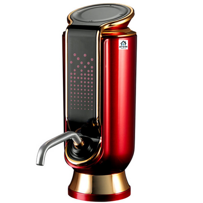 Aerator electric si decantor de vin ATOM DEALS®️, dispenser automat, dozare automata, display digital cu touch, baterie reincarcabila 900mAh, portabil, pentru vin ATOM Deals