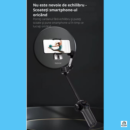 Gimbal stabilizator L9, 3 axe, AI tracking, 210 min autonomie, USB-C