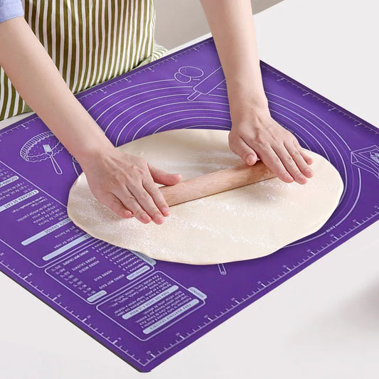 Silicone baking mat: Non-stick, large, perfect for kitchen dough rolling