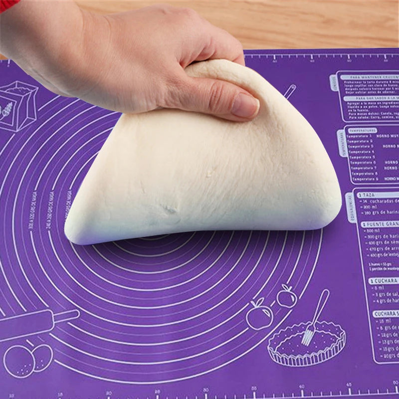 Silicone baking mat: Non-stick, large, perfect for kitchen dough rolling