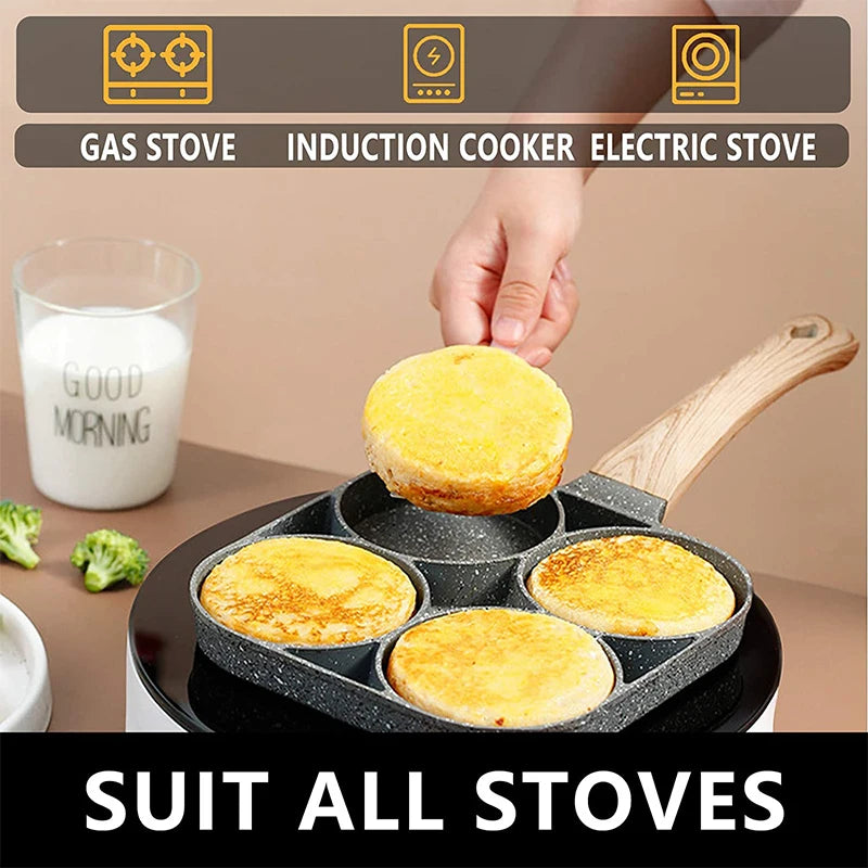 Nonstick egg frying pan, suitable for gas and induction cookers