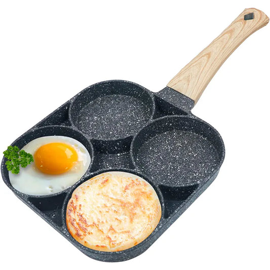 Nonstick egg frying pan, suitable for gas and induction cookers.