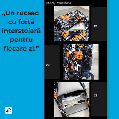 Rucsac Star Wars ATOM DEALS®️, 35 litri, laptop 15 inch, impermeabil,durabil