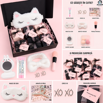TADAAA! Cutie cadou pentru fete 10-15 ani cu 8 surprize și provocări