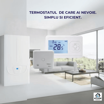 Set termostat wireless si receptor AC8048RF