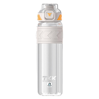 Sticlă sport 1000 ml, Tritan fără BPA, pai, deschidere automată, filtru ceai