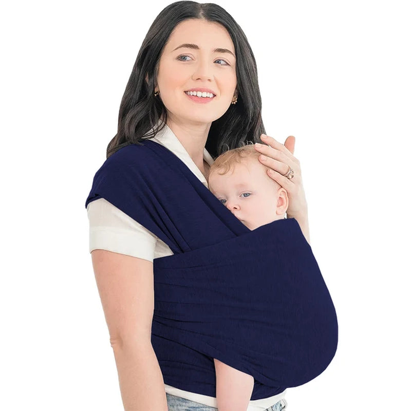 Baby Wrap Carrier All in 1 Original Breathable Baby Sling Lightweight Hand Free Baby Carrier Sling Baby Carrier Wrap for Newborn