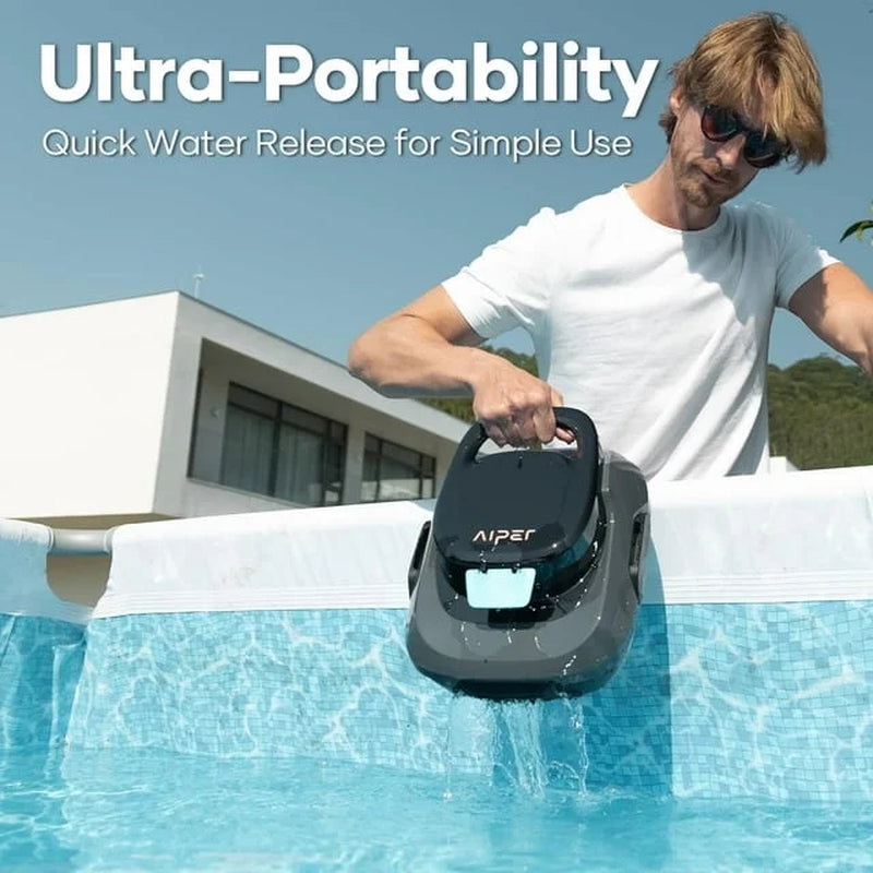 Scuba SE Cordless Pool Vacuum Robotic Cleaner for Flat above Ground Pools