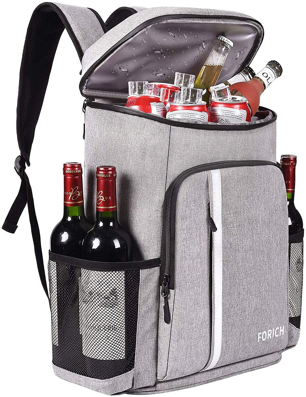 Leakproof Insulated Cooler Backpack: Keep Drinks Cold on the Go! For lunch, picnics, camping