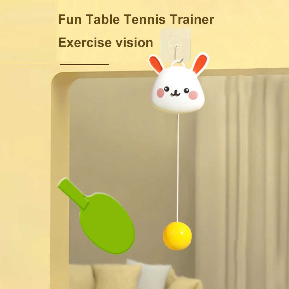 Hanging Suspended Table Tennis Trainer Visual Exercise Portable Hanging Ping Pong Ball Toy Ping Pong Ball Trainer for Kids Child