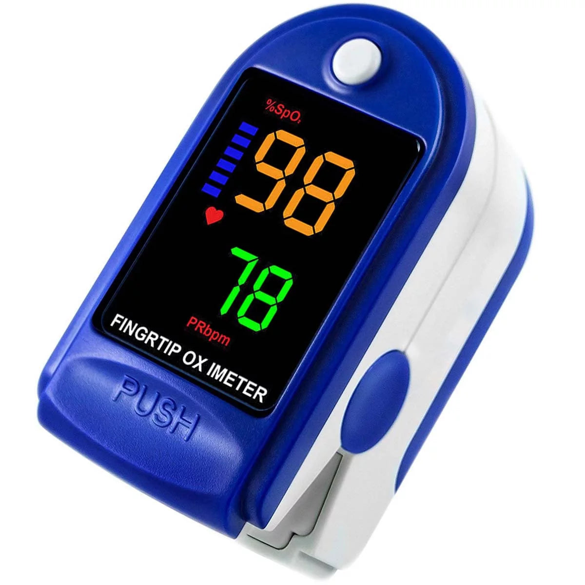 Clearance! Fingertip Pulse Oximeter Blood Oxygen Saturation Monitor Finger Pulse Oximeter, Bar Graphs and Heart Rate Monitor