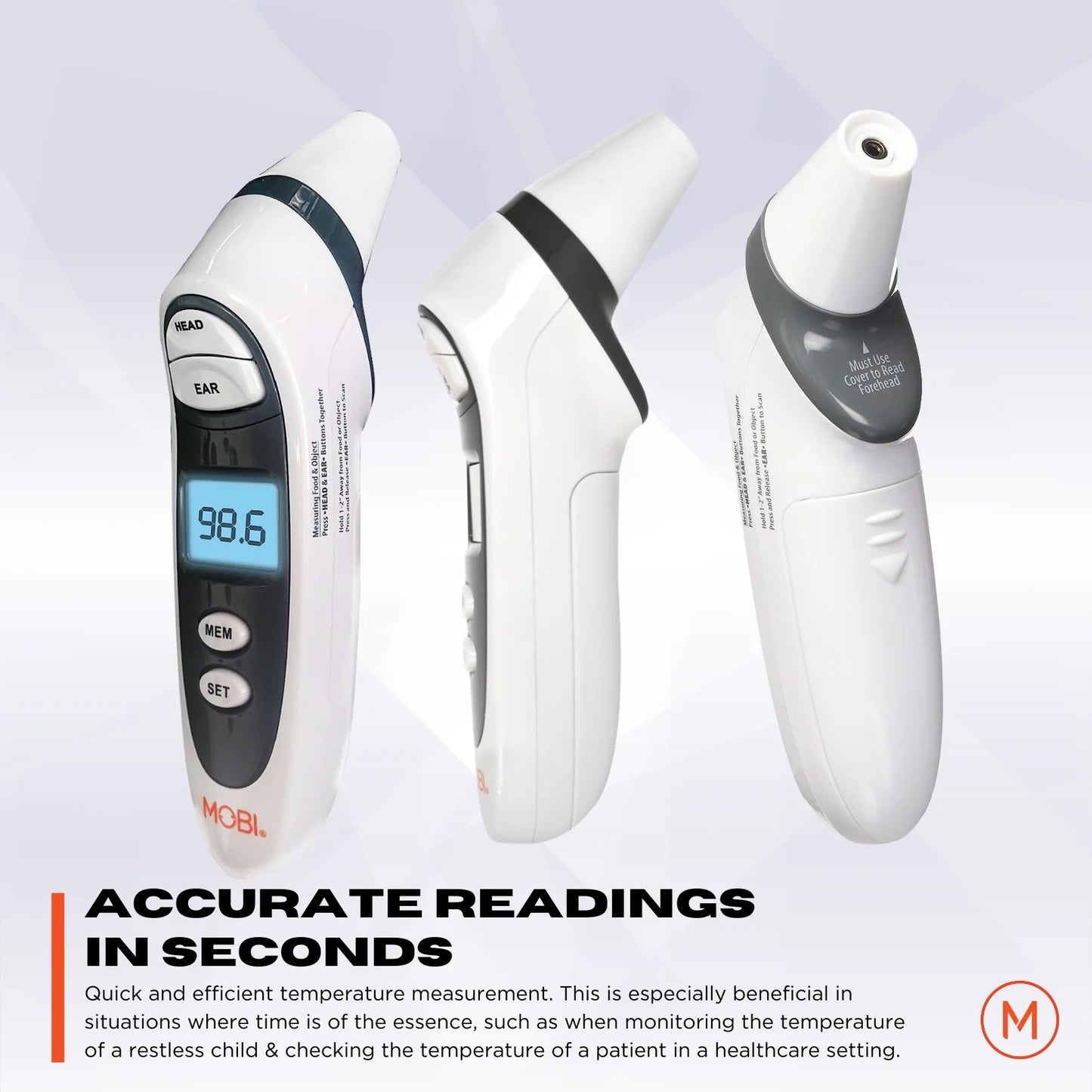 Dualscan Prime Ear & Forehead Thermometer with Food & Bottle Readings, Fever Thermometer, Object Thermometer, Baby Food Thermometer, Hsa Eligible/Approved, over 8 Million Sold