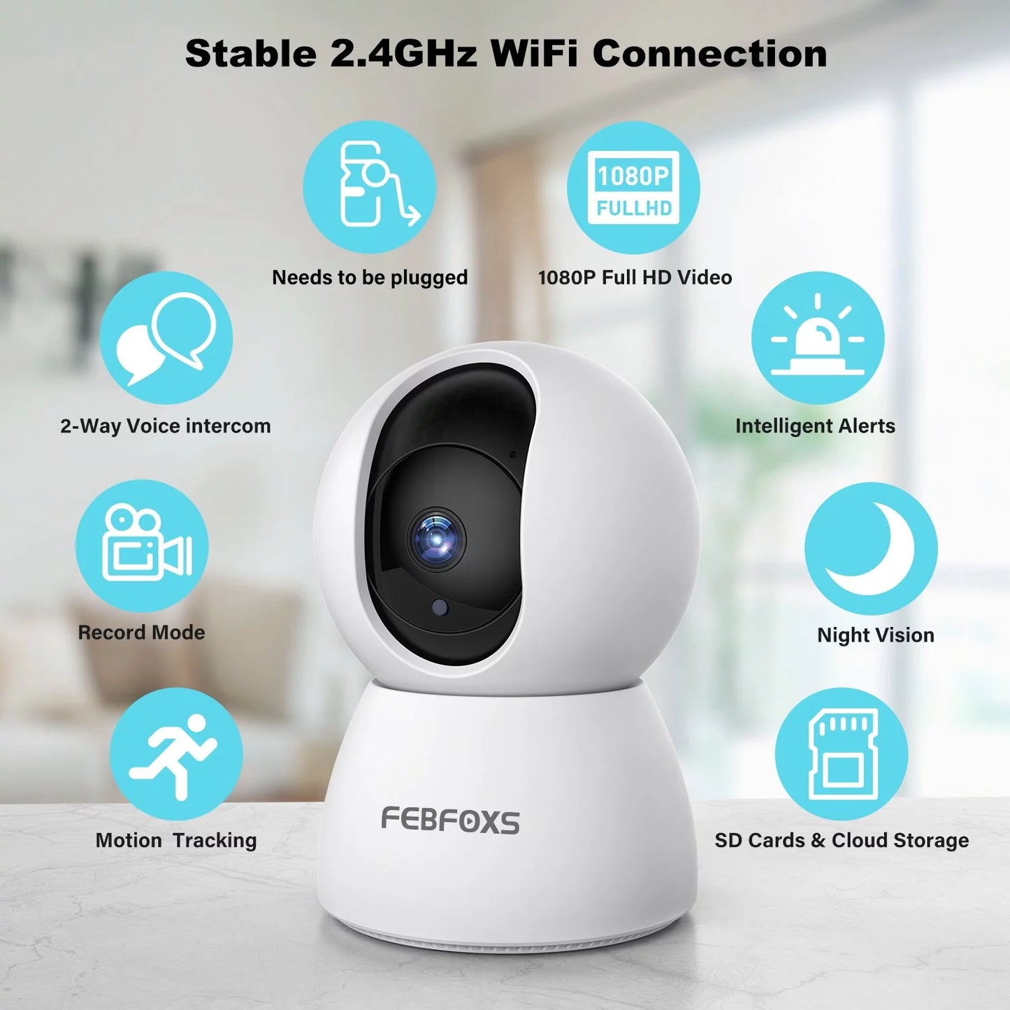 D305 Baby Monitor Security Camera for Home Security