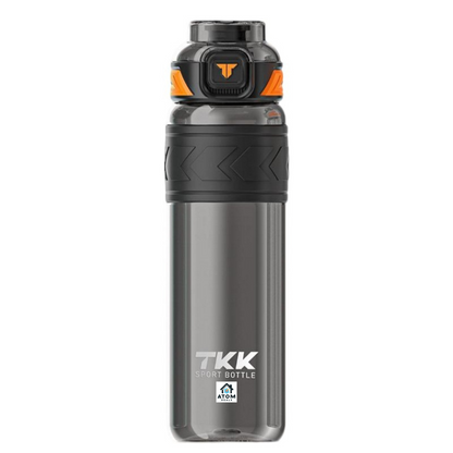 Sticlă sport 1000 ml, Tritan fără BPA, pai, deschidere automată, filtru ceai