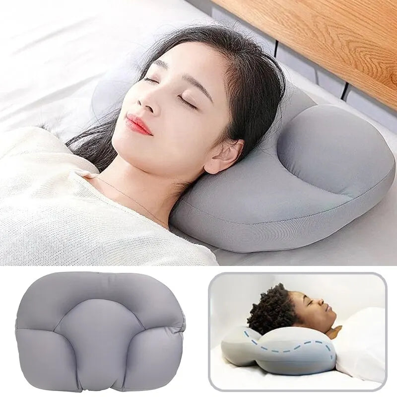 Ergonomic Egg Shaped Cloud Pillow: Soft, Memory Foam, All-Round Support