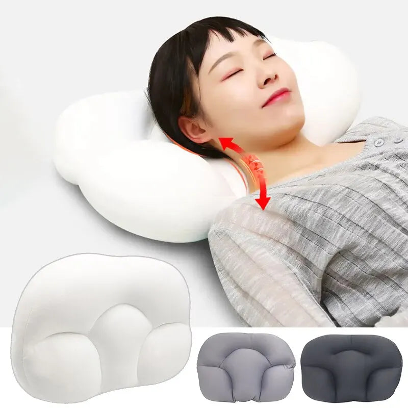 Ergonomic Egg Shaped Cloud Pillow: Soft, Memory Foam, All-Round Support